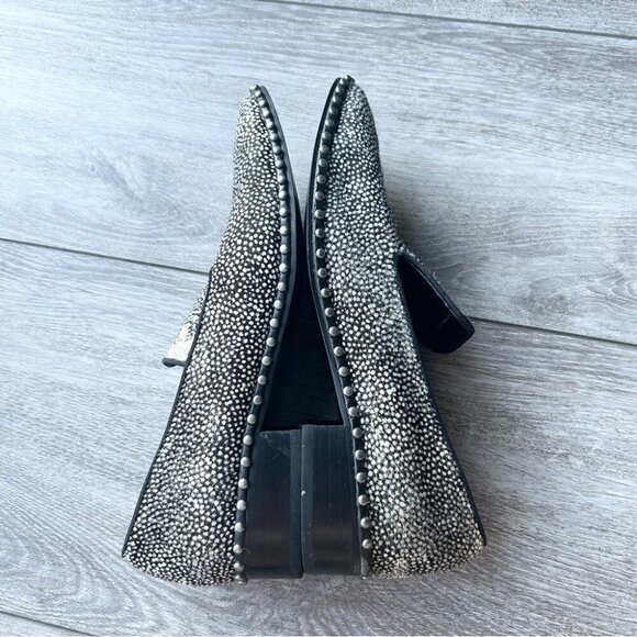 Adrianna Papell Prince Animal Print Studded Loafers - Picture 7 of 14